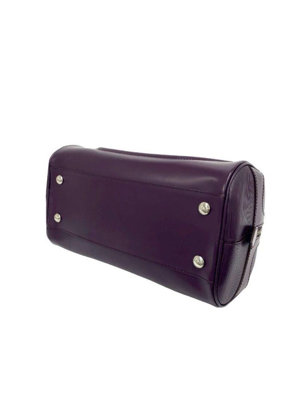 Louis Vuitton Bowling Montaigne PM Epi Leather Boston Bag Cassis Purple - Picture 8 of 10